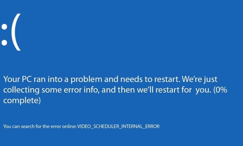 What Causes the Video Scheduler Internal Error and How to Fix It