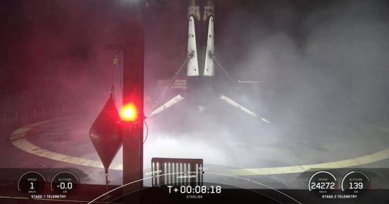 SpaceX تطلق 20 قمرًا صناعيًا لإنترنت Starlink من كاليفورنيا.. (صور) SpaceX تطلق 20 قمرًا صناعيًا لإنترنت Starlink من كاليفورنيا.. (صور)
